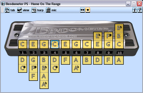 Bendometer Screenshot